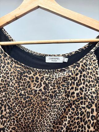 Vestido CORTEFIEL Animal Print Talla M

