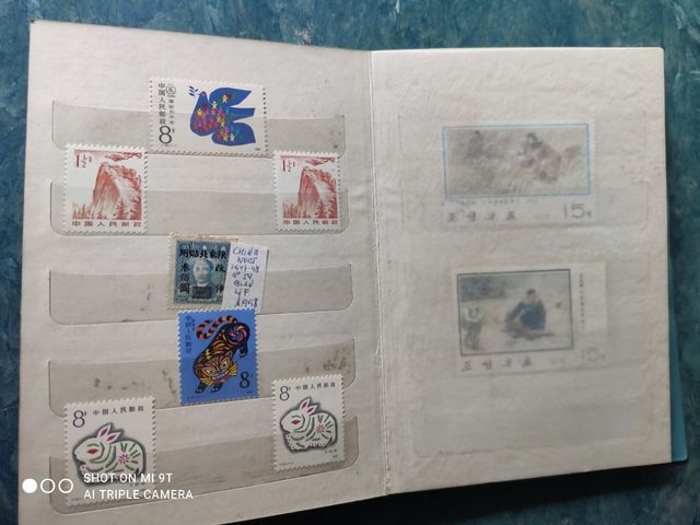 Álbum de sellos chinos