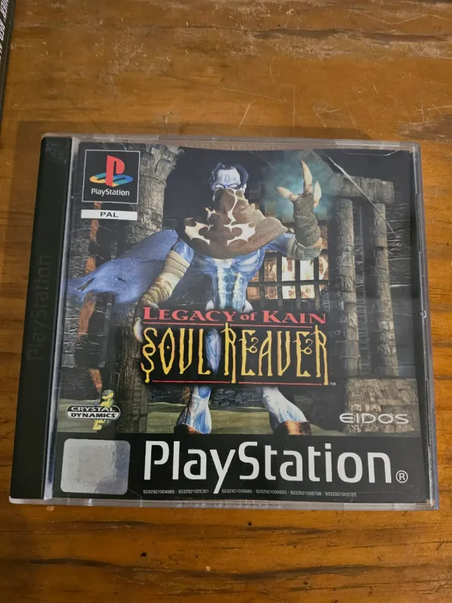 Jogo PS1 Legacy of Kain Soul Reaver uk PAL psx