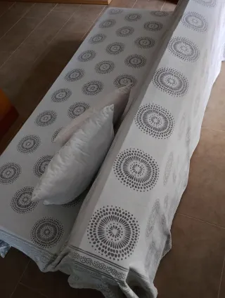 Cama Plegable  plegatin 185x85 funda negra. 