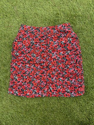 Falda corta floral 