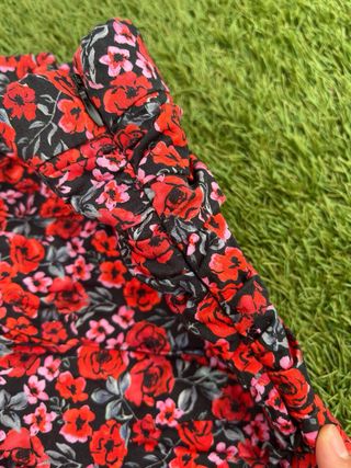 Falda corta floral 