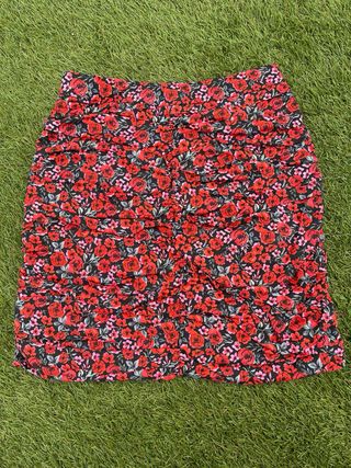 Falda corta floral 