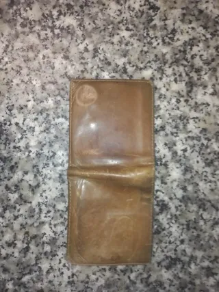 Cartera de cuero Genuine London Marrón