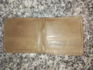 Cartera de cuero Genuine London Marrón