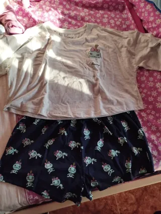 Pijama corto Stitch mujer