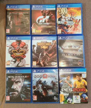 PS4 Pro 1TB + 9 Juegos