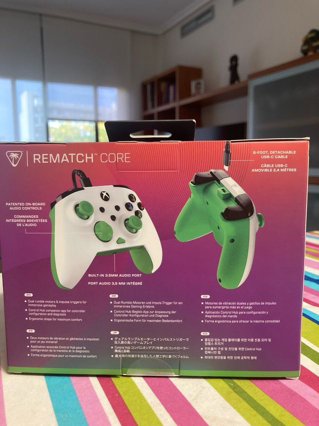 Mando Turtle Beach Rematch Core Xbox Blanco/Verde