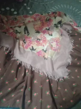 Falda baturra y pañuelo niña 1 año