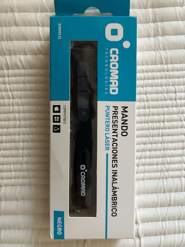 Presentador Cromad Inalámbrico Láser.