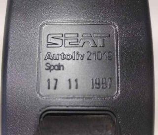 CINTURON SEGURIDAD TRASERO IZQUIERDO 181233 SEAT MARBELLA