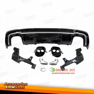 Difusor Trasero Audi A4 2020+ Look RS4