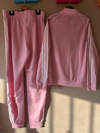 Chándal Adidas rosa niña