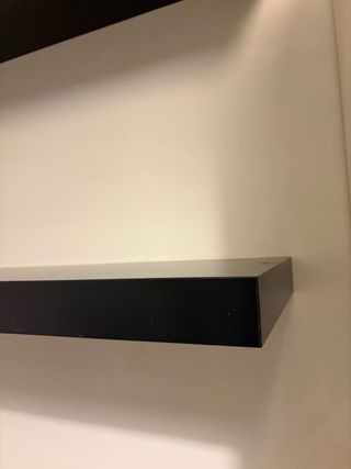 2 Estanterías Flotantes IKEA Negras