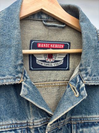 Chaqueta vaquera BASIC SERIES con flecos