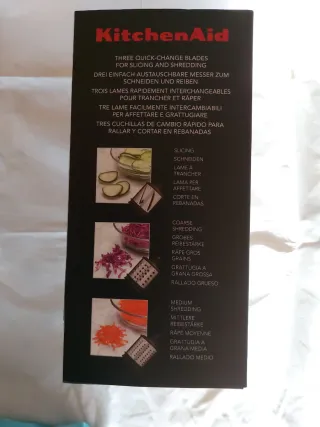 Accessorio per taglierina e grattugia KitchenAid