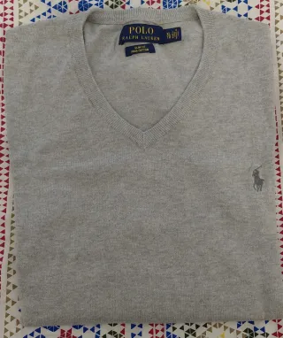 Jersey Polo Ralph Lauren Gris Talla XL