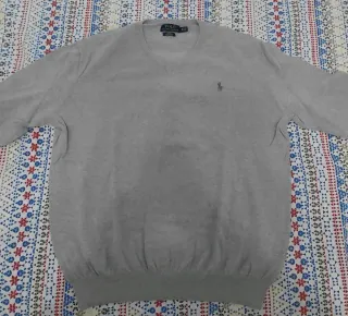 Jersey Polo Ralph Lauren Gris Talla XL