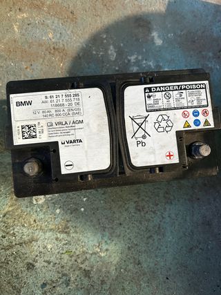 Batería BMW VRLA/AGM 12V 80Ah 800A