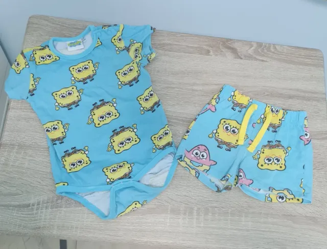 Conjunto bebé Bob Esponja