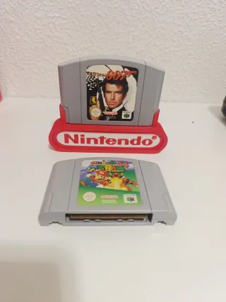 Juegos Nintendo 64: Mario 64 y Goldeneye 007