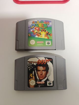 Juegos Nintendo 64: Mario 64 y Goldeneye 007