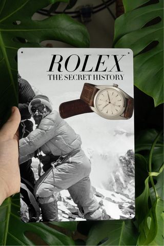 rolex the secret history targa metallica