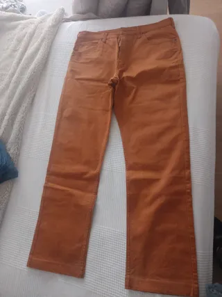 Pantalón Lee Talla 36/32 Naranja