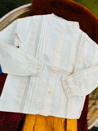 ✨ TRAJE DE BATURRA.Niña 6-8. HECHO a mano. NUEVO. 