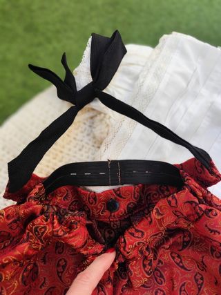 ✨ TRAJE DE BATURRA.Niña 6-8. HECHO a mano. NUEVO. 