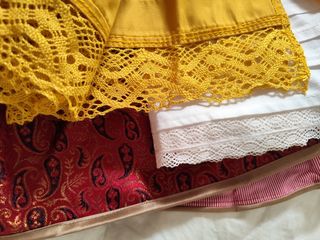 ✨ TRAJE DE BATURRA.Niña 6-8. HECHO a mano. NUEVO. 