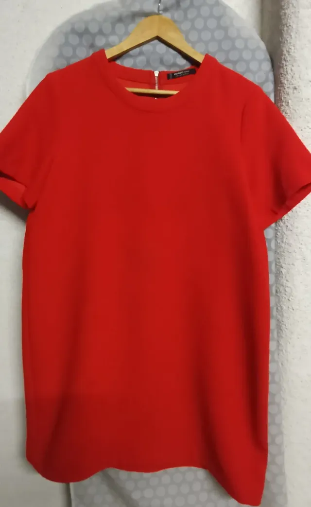 Vestido rojo Mango Talla M