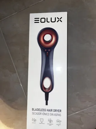 Secador de Pelo EOLUX Negro/Dorado SIN ESTRENAR!!!