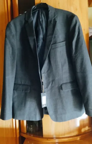 Chaqueta gris hombre talla 50