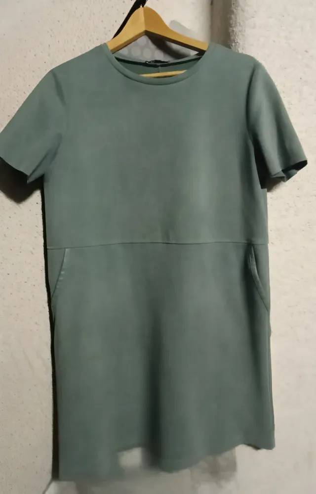 Vestido Zara verde talla M