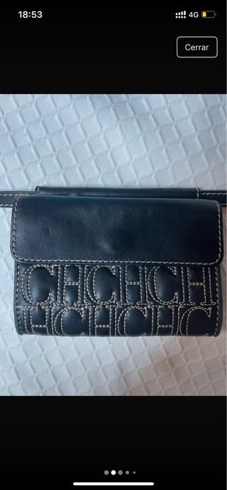 Riñonera Carolina Herrera Negra