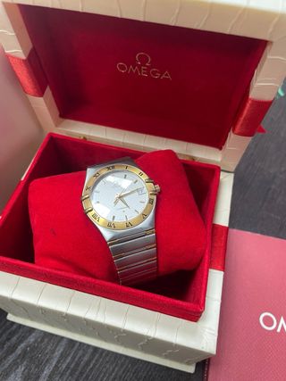 Reloj Omega Acero y Oro 18 k 