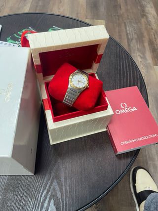 Reloj Omega Acero y Oro 18 k 