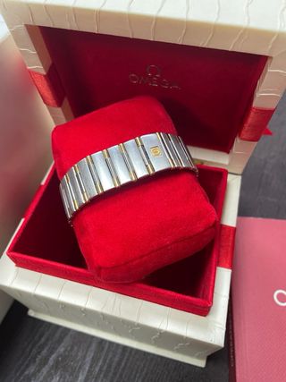 Reloj Omega Acero y Oro 18 k 