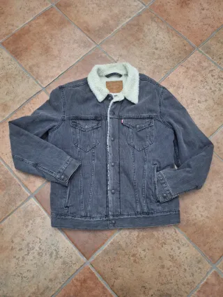 Giubbino Levi's Grigio con Pelliccia