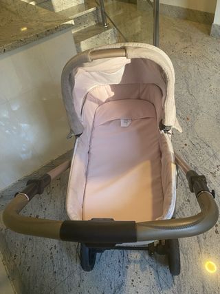 carrito de paseo bebé color beige