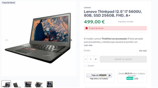 Portátil Lenovo Thinkpad