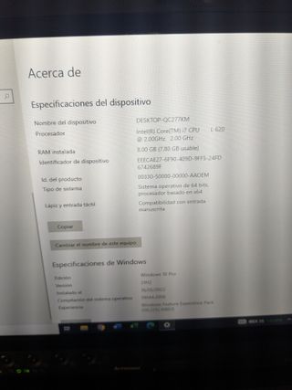 Portátil Lenovo Thinkpad