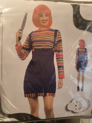 Disfraz Chucky Mujer Talla M