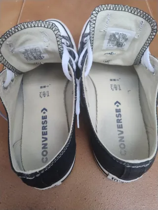 Converse All Star Negras Talla 42.