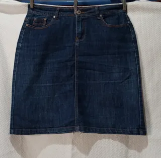 Falda vaquera azul