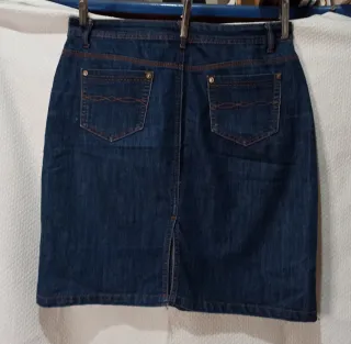Falda vaquera azul