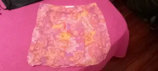 Falda corta verano estampado cachemira