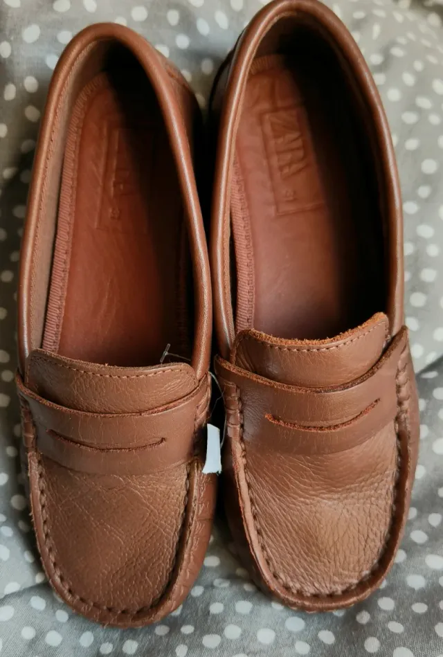 Náuticos Zara niño piel T.31 nuevos sin estrenar 