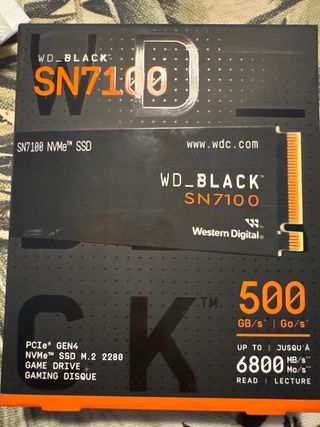 WD_BLACK SN7100 500 GB SSD NVMe PCIe Gen4